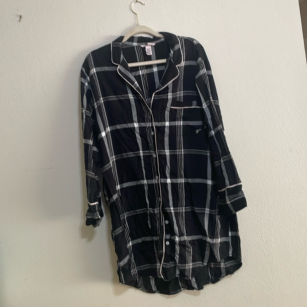 Plaid Sleep Dress